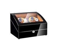 Automatic Watch Winder Luxury Piano Paint 4 +6 Watches Winding Storage Box Collection Holder Display Silent Motor Shaker Light Box(E-A)