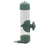 Automatic Waterer, Bird Drinking Dispenser, Hanging Parrot Feeder, Suspended Design Easy to Install Sturdy Leak-Proof Portable for Outdoor, 1.97x1.97x9.06 Inches