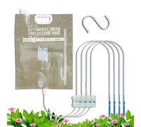 Automatic Watering System | Drip Irrigation Bag For Garden | Irrigation Bag With 4 Outlets For Vacation Office Apartment Garden Nursery Growers Terrace Young Trees