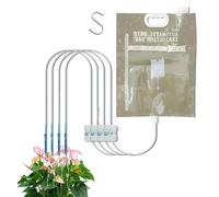Automatic Watering System - Drip Riego Bag for Houseplants, 4 Outlet Design with Adjustable Flow for Vacation, Apartment, Garden, Nursery, Terrace, Growers, Young Trees 9,84 x 5,91 x 1,97 pulgadas