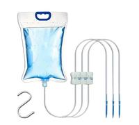 Automatic Watering System - Drip Riego Bag for Houseplants, 4 Outlet Design with Adjustable Flow for Vacation, Apartment, Garden, Nursery, Terrace, Growers, Young Trees 9,84 x 5,91 x 1,97 pulgadas