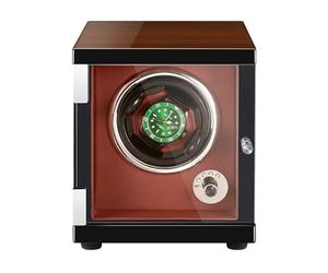 Automatico Caja Giratoria Relojes Estuche PU Caja Organizadora De Relojes Con Motor Japonés Ultrasilencioso Alimentación De CA O Pilas