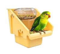 automático de Aves en Jaula Dispensador Automático Multifuncional de | Cuenco de Alimentación Loros en Jaula Para canarios, periquitos, agapornis, pinzones, cotorras y yacos