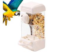 automático - Dispensador de 500 ml eficiente | Jaula sin desorden con Soporte de Gran Capacidad para Periquito, cacatúa, Canario, pinzón, casa o jardín