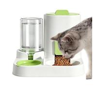 Automático para Gatos 2 en 1 Bebedero de Agua Gran Capacidad | Doble Automático para Gatos, Suministros de Mascotas para cachorros pequeños y grandes, , interiores, exteriores, hogar,