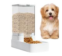 Automático para Gatos - Automático para Gatos con Tolva Antiderrames,Estación de Alimentación con Capacidad de 3.8 litros, Bebedero Integrado para Interior, Exterior y Viajes, para