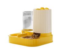 automático para Gatos, Cuenco Grande 2 en 1 | Alimentador automático para Gatos, dispensador de Agua de Alimentos Secos | para Cachorros, Razas pequeñas y Medianas, Interiores y