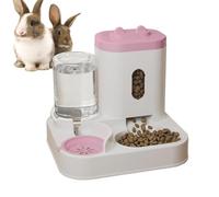 automático para Gatos, dispensador de Alimentos Inteligente, de alimentación de Doble tazón con diseño de Control de porciones temporizado, estación portátil para Mascotas, solución d