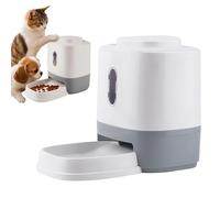 automático para Gatos, dispensador de Alimentos para Gatitos, dispensador de Comida para Mascotas, fomenta hábitos saludables, Gran Capacidad, 25,8 x 16,5 x 20,5 cm, para Cachorros, Gatitos y