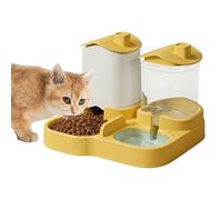 Automático para Gatos Y Dispensador De Agua: Cuenco A Prueba De Derrames, Golosina para Alimentación De Animales, Cachorro, Gatito, Perro, Conejito, Depósito De Estación De Gravedad,