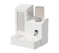 automático para hámster, botella de agua para roedores con mecanismo antivuelco, a prueba de fugas para cobayas, ardilla, erizo, interior, exterior, apartamento, dormitorio