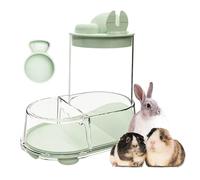 automático para hámster con relleno estable, dispensador de agua extraíble transparente y estable para ratones, palomas, hurones, chinchillas y animales pequeños