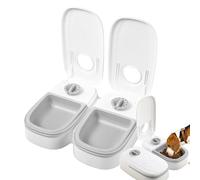 automático para Mascotas, 350 ml, Alimentado por batería, automático con Temporizador, para Gatos, Apartamentos, Balcones, Gatos, Razas pequeñas, Medianas y Grandes