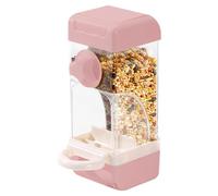 automático para pájaros, 500 ml, Conveniente supervisión de Alimentos, Jaula para pájaros sin ensuciar, de Jaula para pájaros con Perca, Gran Capacidad, a Prueba de Salpicaduras para