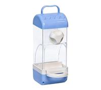 automático para pájaros en jaula | Bandeja transparente para calopsitte - Alimentador de interior adecuado para periquitos, para Ara, Conure, maestros, entrenadores, refugios, aviarios, salón