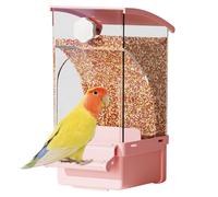 automático para pájaros para la Jaula, Recipiente Transparente para Alimentos, Suministros para Mascotas, decoración para cacatúas, periquitos, Canarios, pinzón