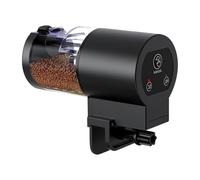 automático para Peces para Acuario, alimentador automático para pienso para Peces de 100 ml - Abrazadera a batería en la máquina para camarones Koi Betta Guppy Tortuga