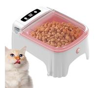 automático para Perros, Dispensador automático de Comida para Gatos - Dispensador de Mascotas con Sensor para para Gatos temporizado, eléctrico de Alimentos Que el Rec