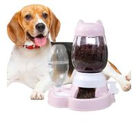 automático para Perros, dispensador de Agua para Perros, tratado para Cachorros, Suministros de Mascotas, Juguete Interactivo de Gran Capacidad, Rojo