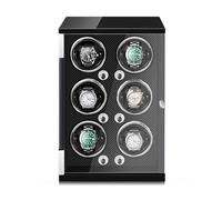 Automatico Relojes Estuche Caja Organizadora De Relojes Con Cojín De Mesa Escamoteable Motor Silencioso 5 Posiciones De Rotación Para Hombre Y Mujer