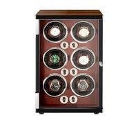 Automatico Relojes Estuche Caja Organizadora De Relojes Con Cojín De Mesa Escamoteable Motor Silencioso 5 Posiciones De Rotación Para Hombre Y Mujer