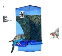 Automatischer Vogelfutterspender - Anti-Spill Transparenter Sittich-Futterspender, Automatischer Futterautomat Aus Transparentem Acryl, Vogelkäfig-Zubehör, Futterstation