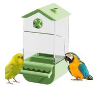 Automatischer Vogelkäfig -Feeder - Vogelfutterbehälter | Automatischr Vogelfutterspender | Scakeet-Lebensmittel-Spender Spritzsicher | Cockatiel-Fütterungsbehälter Für Macaw Lovebirds