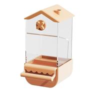 Automatischer Vogelkäfig -Feeder - Vogelfutterbehälter | Automatischr Vogelfutterspender | Scakeet-Lebensmittel-Spender Spritzsicher | Cockatiel-Fütterungsbehälter Für Macaw Lovebirds