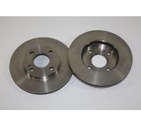 AUTOMEGA 2X Disco De Freno Delantero Ventilado Para Ford Fiesta VI