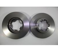 AUTOMEGA 2x Disco de Freno Delantero Ventilado para Ford Transit Custom Caja De