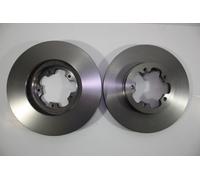 AUTOMEGA 2x Disco de Freno Delantero Ventilado para Ford Transit Custom Caja De