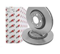AUTOMEGA 2x Disco de Freno Ventilado Delant. para VW Golf IV 1J1 1J5 Audi A1