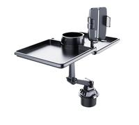 Automobile Cup Holder Tray - Portable Car Eating Tray, Multipurpose Versatile Vehicle Dining System with Phone Stand | Commuting Travel Coffee Snacks Holder Organizer Interior Comfort