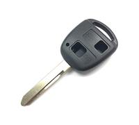 Automobile Locksmith 2 botones de control remoto carcasa carcasa de la hoja TOY47 para Toyota Avensis Corolla Yaris llave remota
