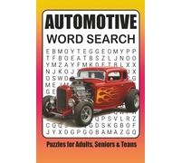 Automobile Word Search Puzzle Book: Word Searches with Easy to Read Print about Automobiles, Custom Cars, Mechanics and More | 6x9 inches 110 pages | Gift for Vacations, Holidays and Free Times