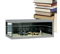 Automodell Organizador- ALMACENAMIENTO en fundición de matriz, pantalla compacta para colecciones de automóviles | Estante de sectas para vehículos en miniatura, autoregular transparente de