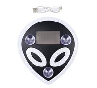 Automotive Ambient Light - Solar & USB Side Window Warning Lamp | Tamaño: 10 x 9 x 1,5 cm, 54 g, 150 mAh, luz de ventana lateral para automóvil, 6 colores, 8 modos, carga solar y USB