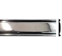 Automotive Authority 1973-1987 Chevy GMC - Moldura de carrocería Lateral cromada C10, C20, C30, K10, K20, K30, V10, Suburban, Custom Deluxe, Silverado, Pickup Trucks - 5.7 cm de Ancho (Rollo Completo