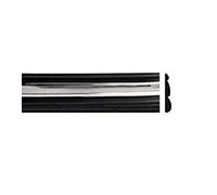 Automotive Authority LLC - Moldura Lateral de Cromo Negro para 1992-1996 F150, F250, F350, Bronco - 2 Pulgadas de Ancho (Rollo Completo - 7,3 m)
