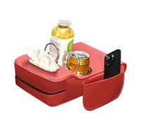 Automotive Car Armrest Cushion - Compact Armrest Pads ¦ Small Car Arm Rest Storage Box for Support, Auto Arm Rest Console for Comfort, Automotive Elbow Seat Pad, Auto Armseat Organizer with Strap