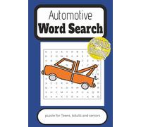 Automotive Car Lover Word Search Puzzle Book: Word Search with Easy to Read Print Automotive, Cars, Mechanics and More [ 6x9 inches, 110 pages ] 50+ puzzles... Gift for Holiday and Free Times