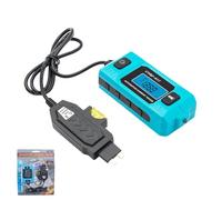 Automotive Circuit Fault Probe Tester, 20A 48V, Automotive LED Car Blade Fuse Tester for Current Check CNBJ-611, Comprobador de Corriente Portátil de alta Precisión con iluminación Frontal