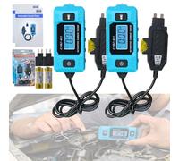 Automotive Circuit Fault Probe Tester, Circuit Fault Probe Tester, 0.01a To 19.99a Measurement Led Display and Lighting 2-In-1 Wire Tracer Electrical for Various Vehicles (Blue,2 Pcs)