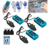 Automotive Circuit Fault Probe Tester, High-Precision Current Tester, 20A 48V Car Relay Fuse Blade Checker with Blue Backlight LCD Screen & Front Light, Automotive Circuit Testers (3pcs)