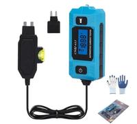 Automotive Circuit Fault Probe Tester, High-Precision Current Tester, 20A 48V Car Relay Fuse Blade Checker, Built-in Front Light with Blue Backlit LCD Screen
