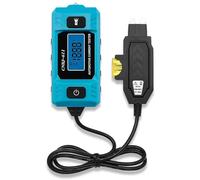 Automotive Circuit Fault Probe Tester, Portable High-Precision Current Tester, 20A 48V Car Relay Fuse Blade Checker, Built-in Front Light with Blue Backlit LCD Screen