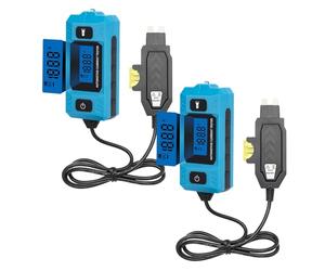 Automotive Circuit Fault Probe Tester with Led Display and Lighting, Portable Accurate Car Fuse Tester Max 48V for Fuse Current Cars (2 Set)
