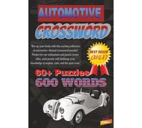 "Automotive Crossword Puzzles | "Car Lovers Crossword Puzzle Book: 60 Puzzles with Auto Parts and Mechanics Terms": "Test Your Auto Knowledge with 60 Themed Crossword Puzzles"