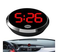 Automotive Digital Clock - Car Dashboard Digital Clock, Dashboard Car Clock,Vehicle LED Digital Dashboard Clock, Auto Dashboard Small Digital Clocks Touch Activation for Dorm, Truck, Suvs, Auto
