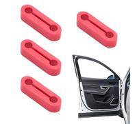 Automotive Door Cushions, Quiet Locking Covers, 1.65x0.39x0.2 in Vibration Door Strips, Rubber Seals with Thickness, Practical Maintenance Parts for Trucks, Shock Absorbers for Daily Commuting Trips